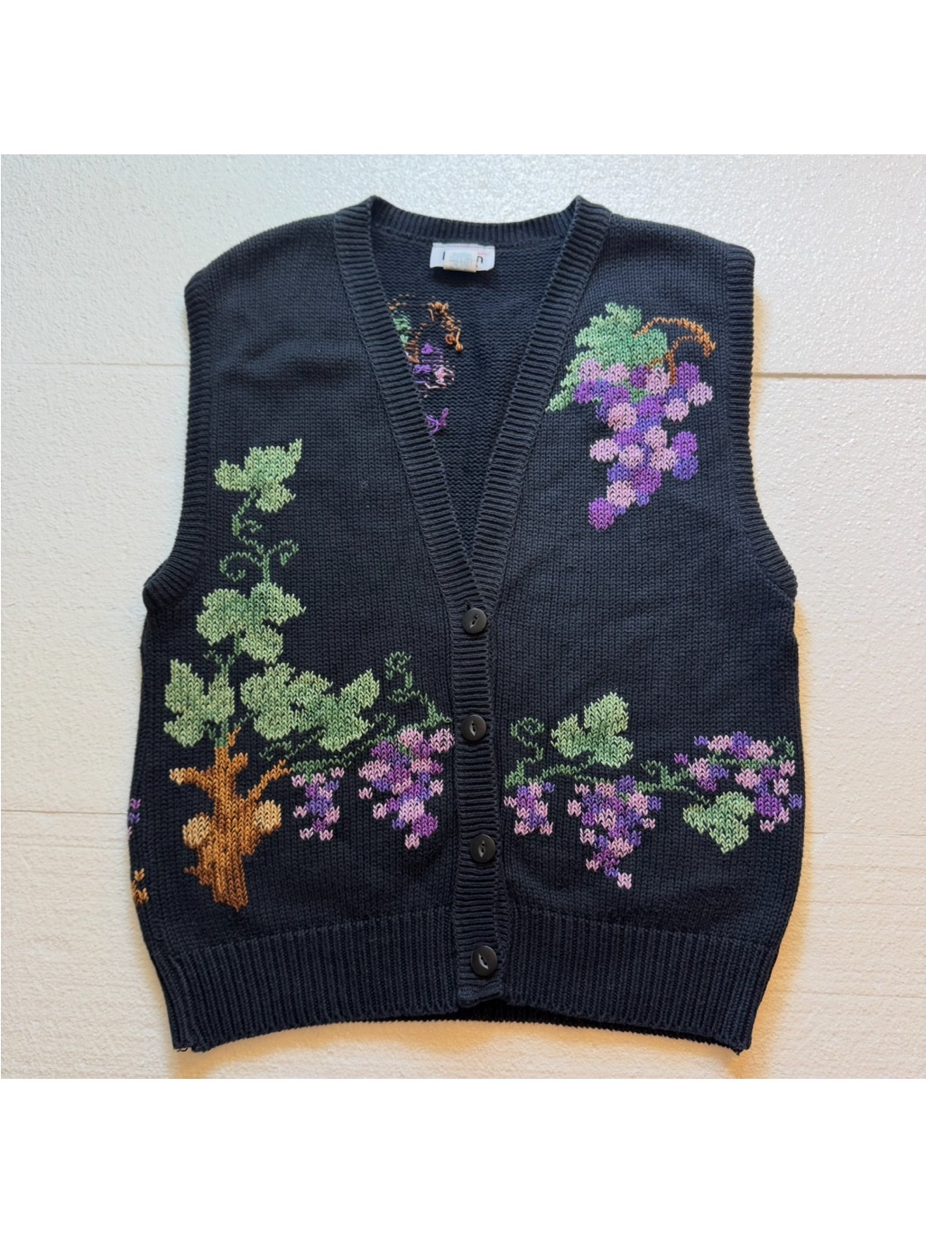 Vintage Made In Usa Knit Sweater Vest Womens Medium
